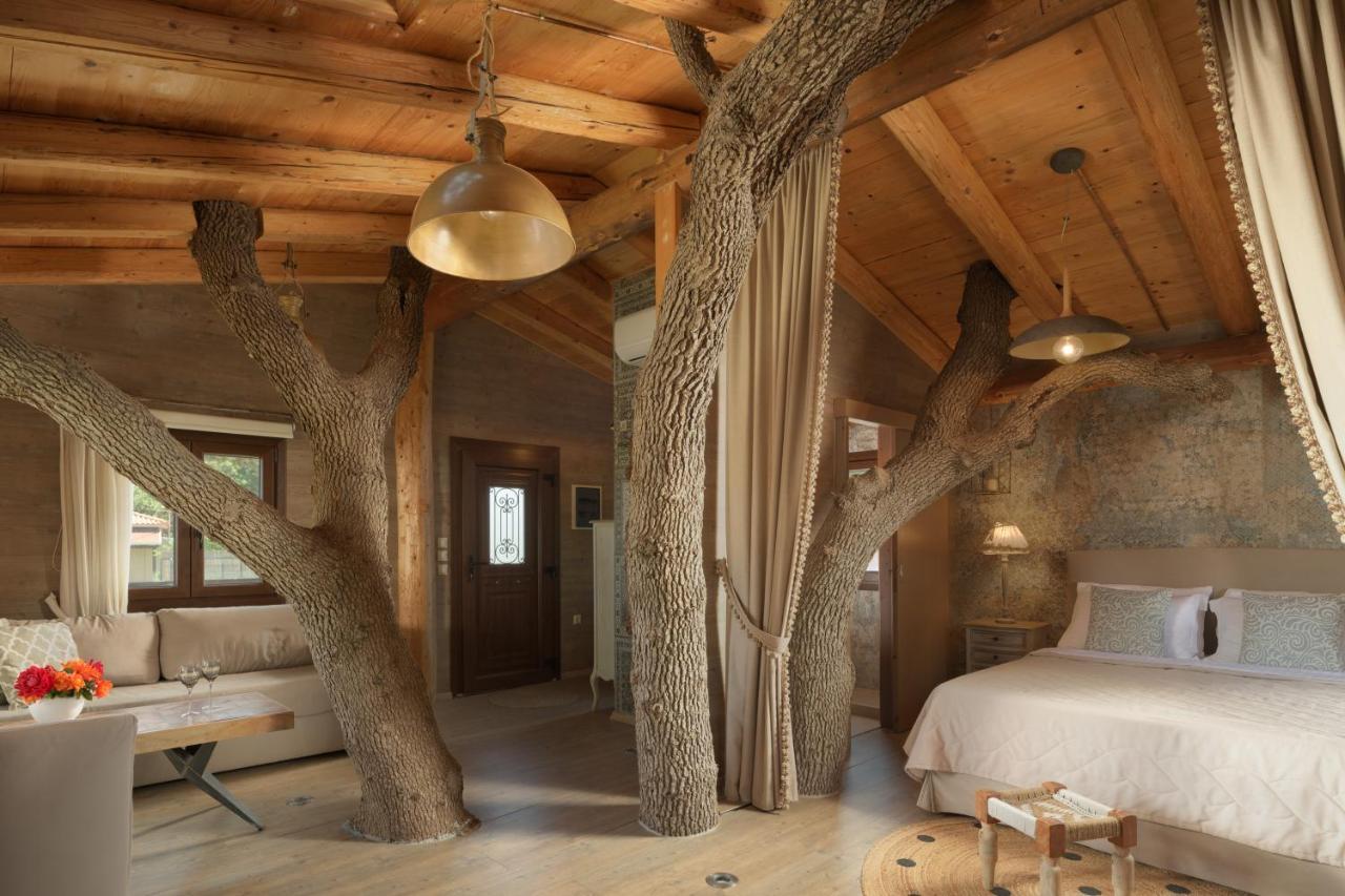 Stolidi Mou Treehouse Villa Atsipopoulo Exteriör bild