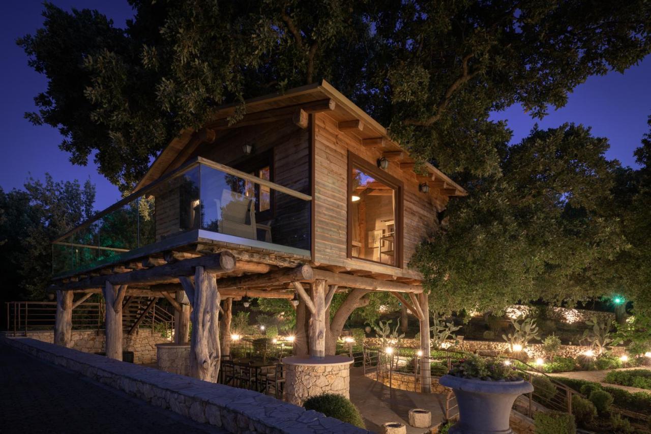 Stolidi Mou Treehouse Villa Atsipopoulo Exteriör bild