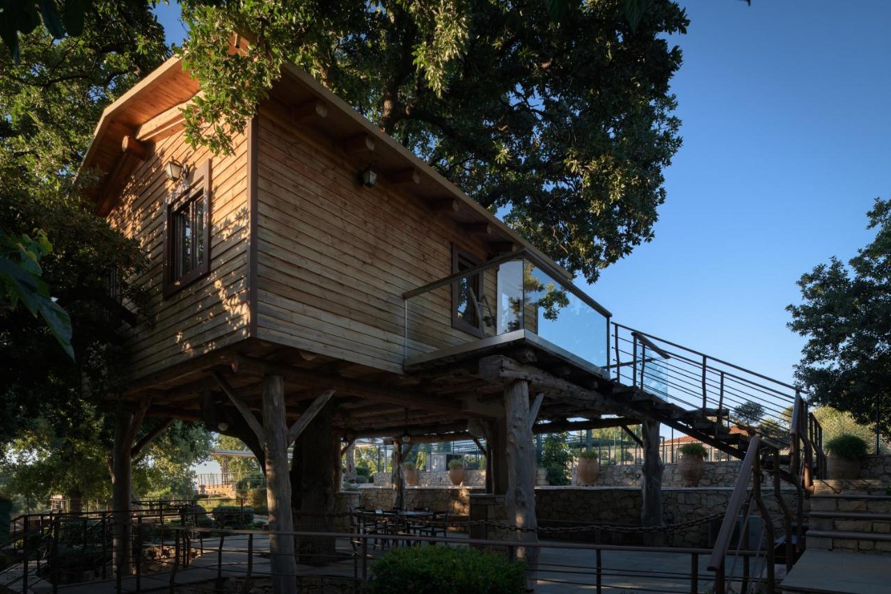 Stolidi Mou Treehouse Villa Atsipopoulo Exteriör bild