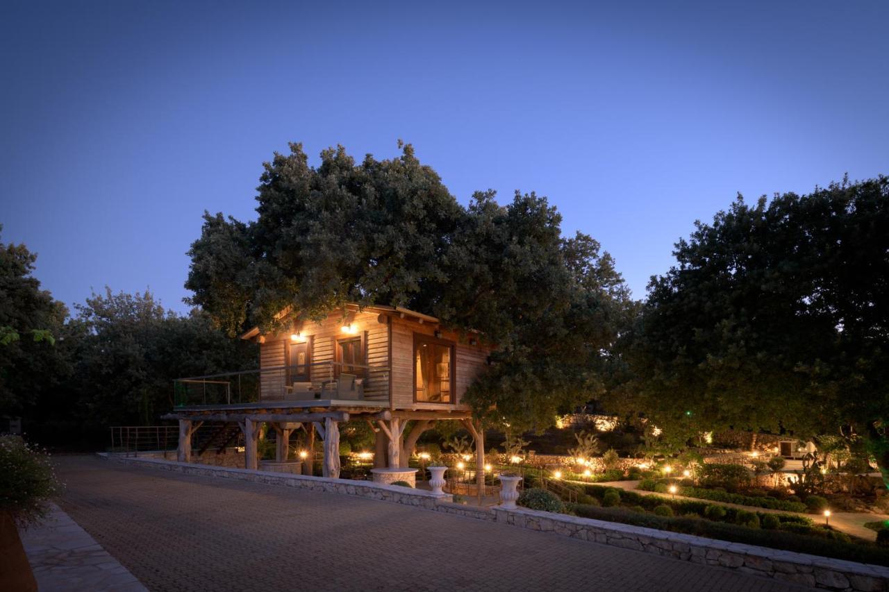 Stolidi Mou Treehouse Villa Atsipopoulo Exteriör bild