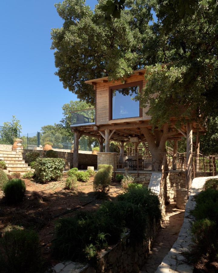 Stolidi Mou Treehouse Villa Atsipopoulo Exteriör bild