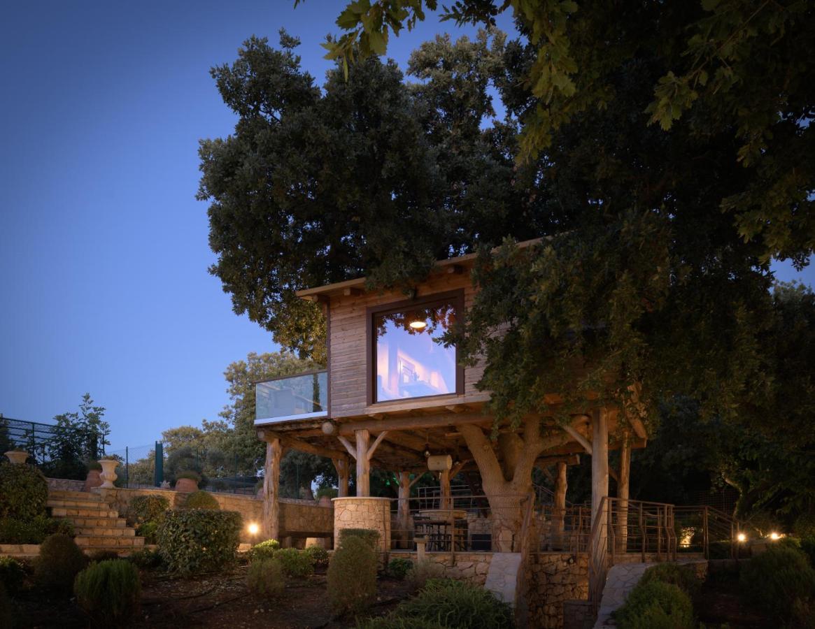 Stolidi Mou Treehouse Villa Atsipopoulo Exteriör bild